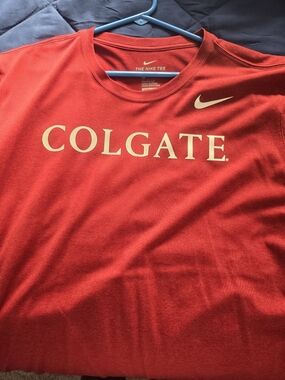 Nike Red Colgate Logo T-Shirt